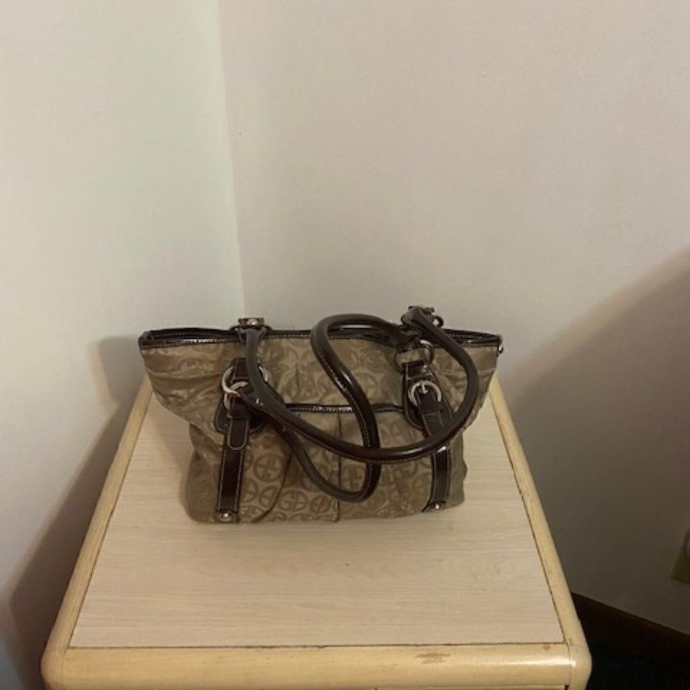 Giani Bernini Tan, Brown Nylon bag